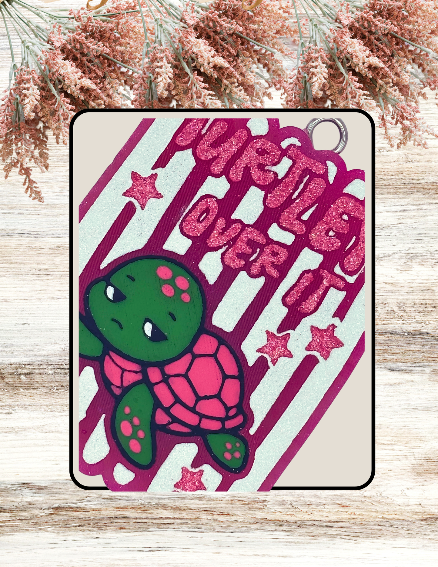 Freshie Turtley Over It Coral White