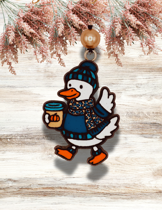 Freshie Goose Latte Sweater Blue Tan