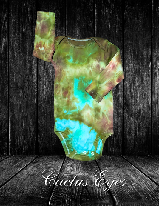 9-12mo Cactus Eyes Infant LS Onesie