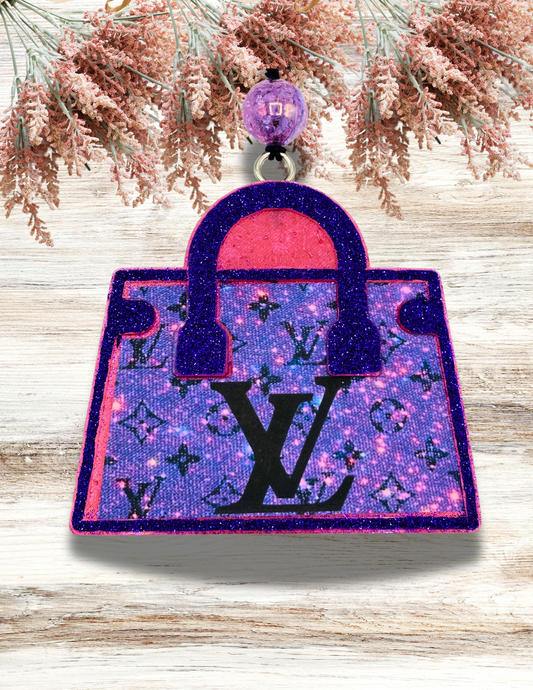 Freshie Purse LV Purple Pink