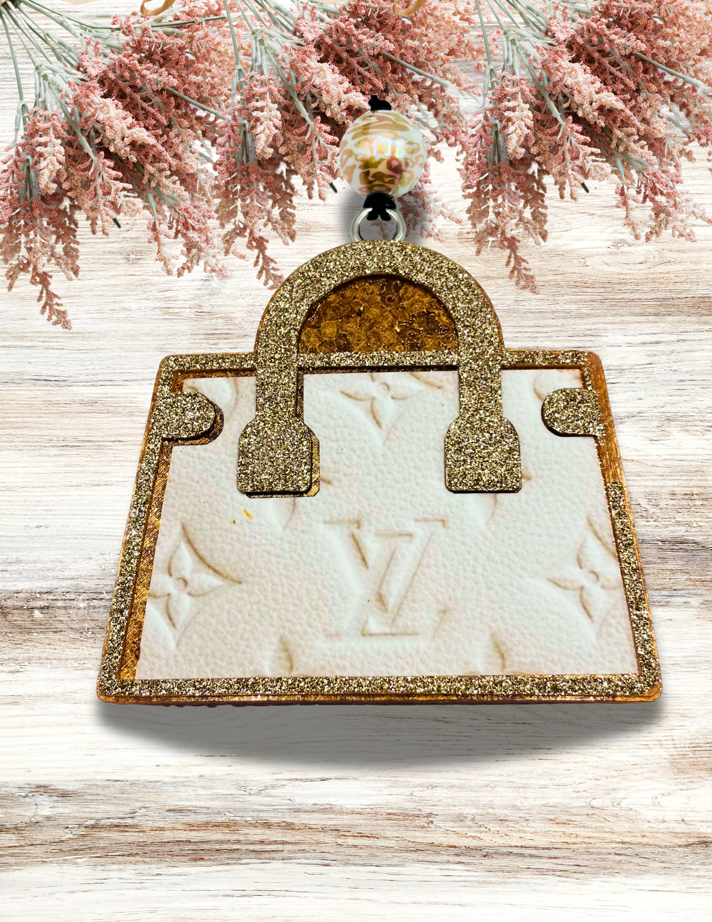 Freshie Purse LV Ivory Gold