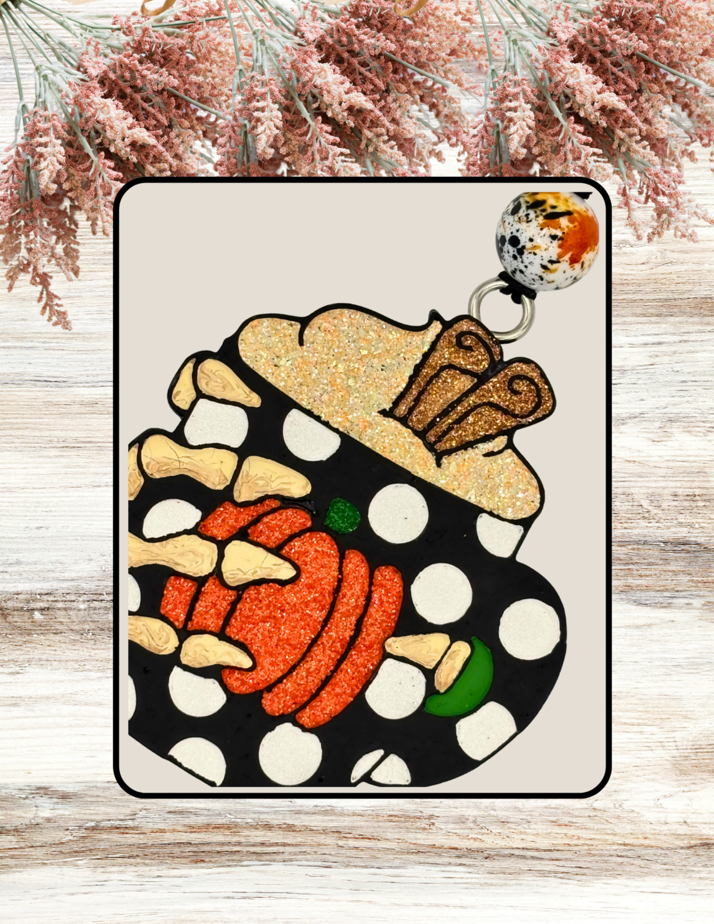 Freshie Skelly Hand Polka Dot Pumpkin Cup