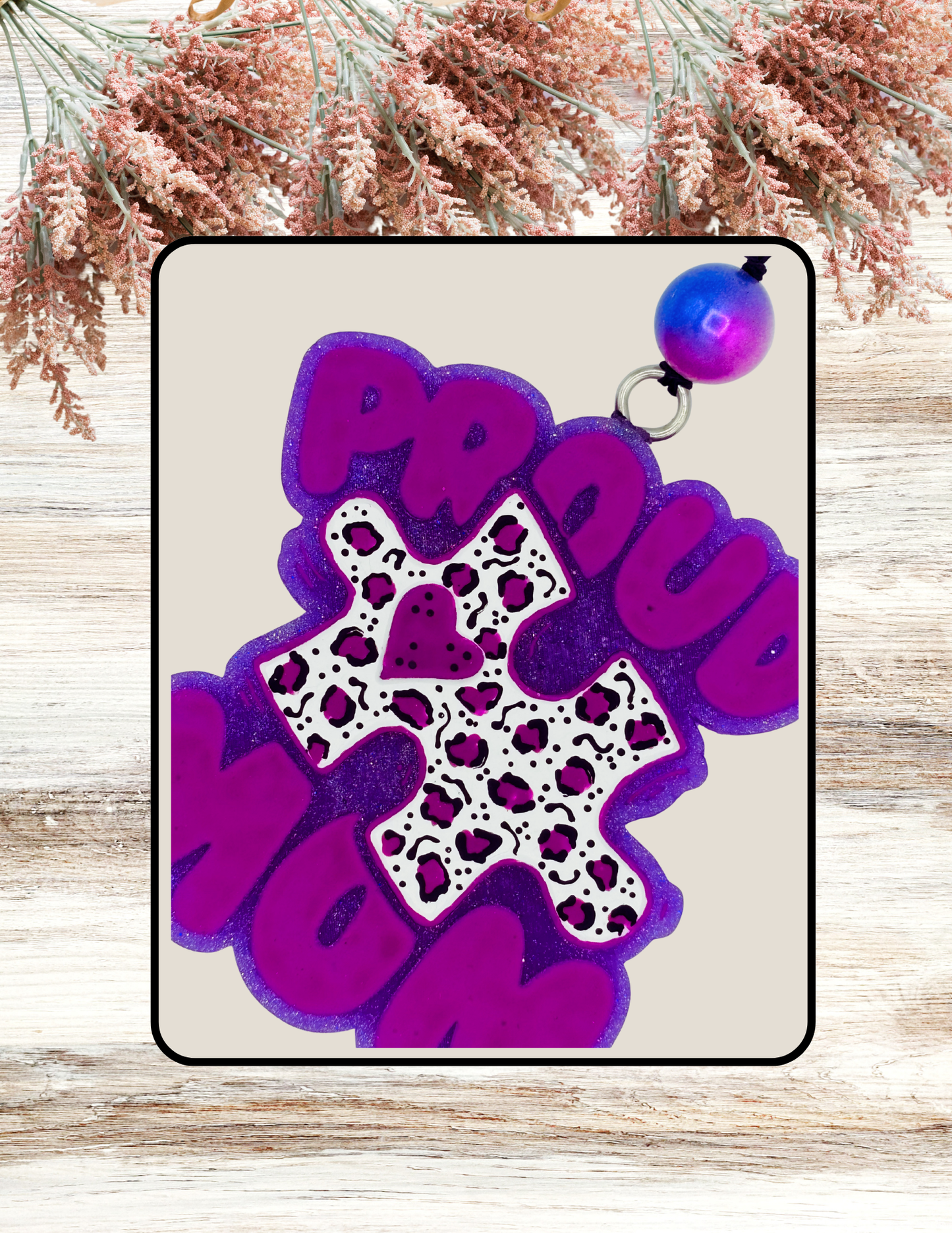 Freshie Proud Autism Mom Purple Leopard