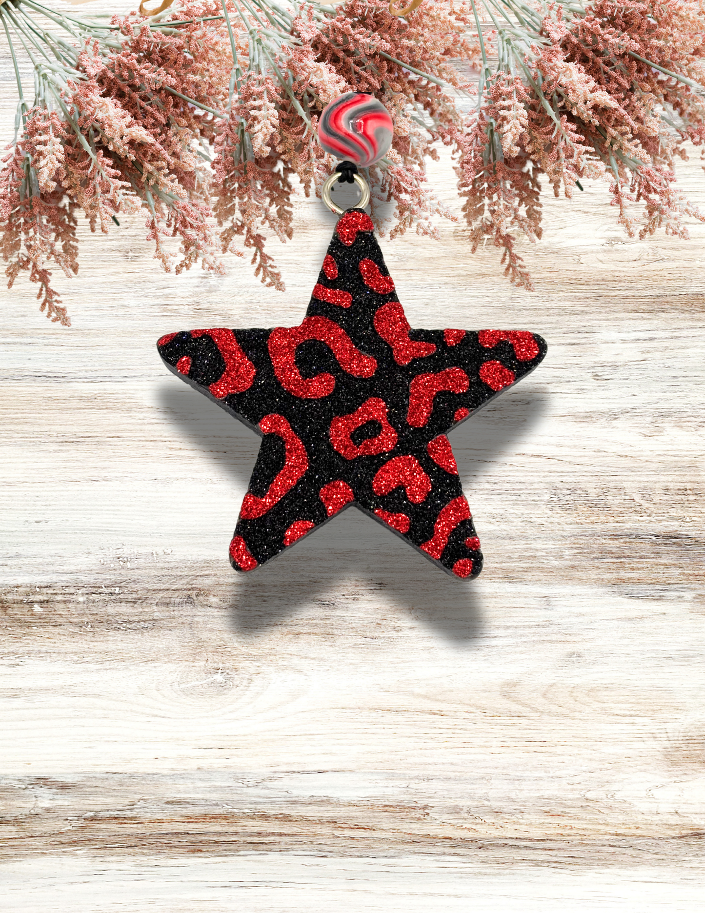 Freshie Leopard Star Black & Red