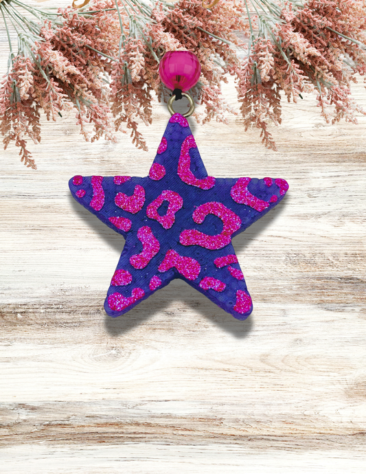 Freshie Leopard Star Purple & Pink