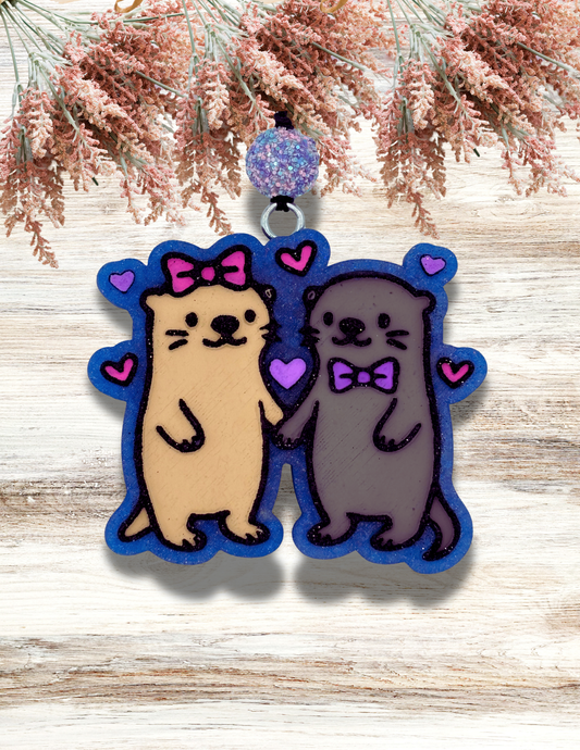 Freshie Otter Love Pink Purple