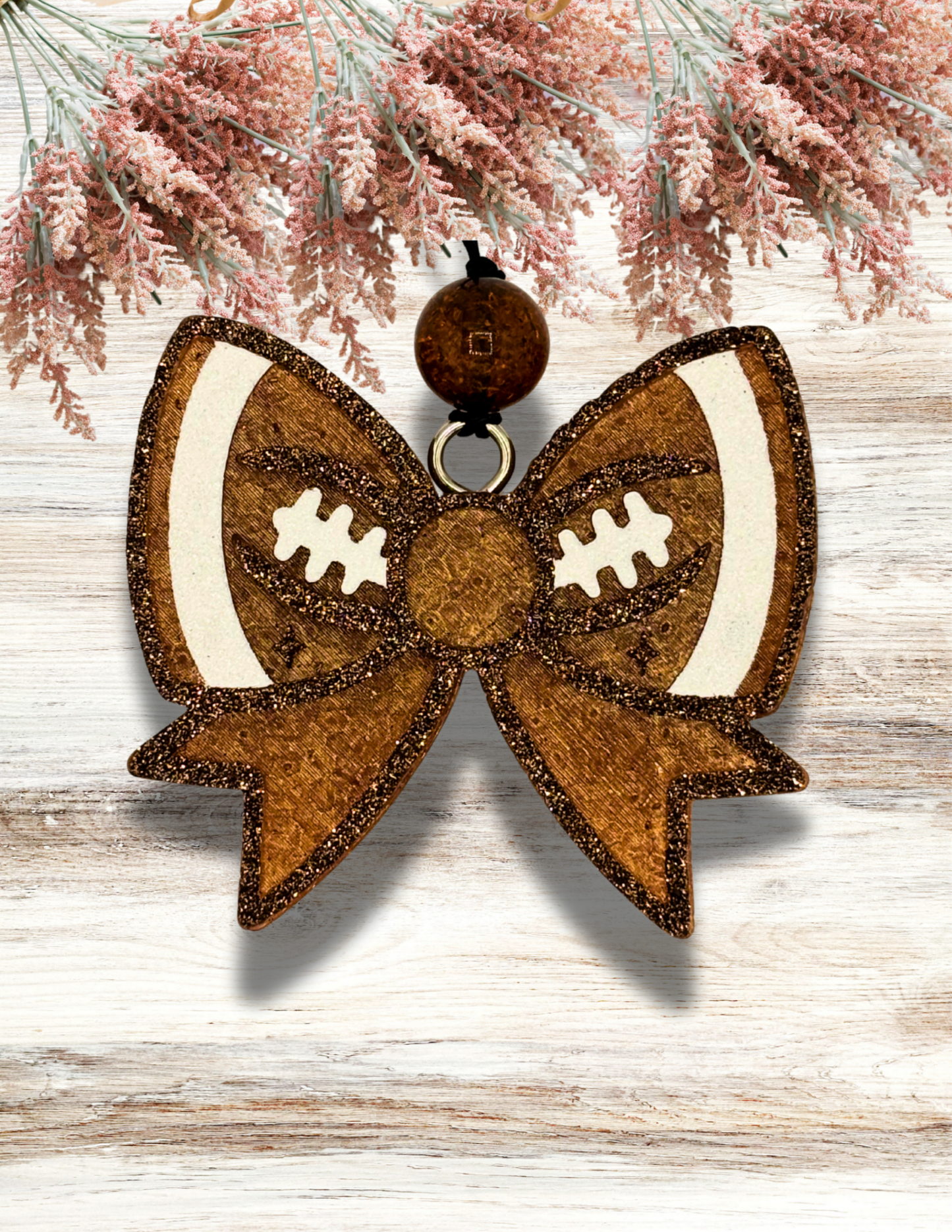 Freshie Football Bow Brown