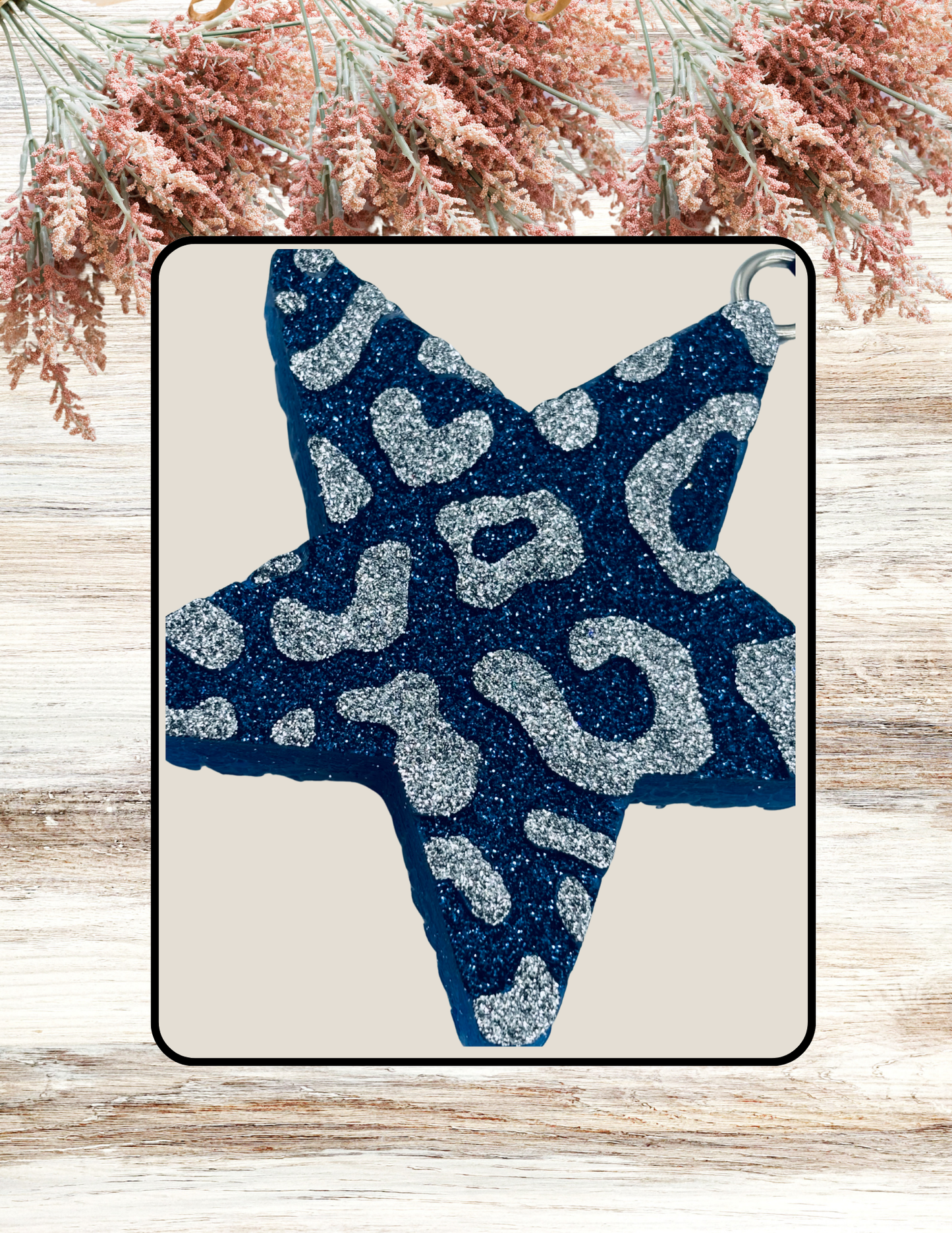 Freshie Leopard Star Blue & Silver