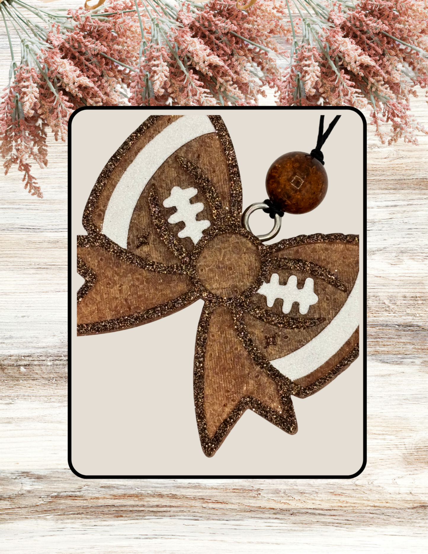 Freshie Football Bow Brown