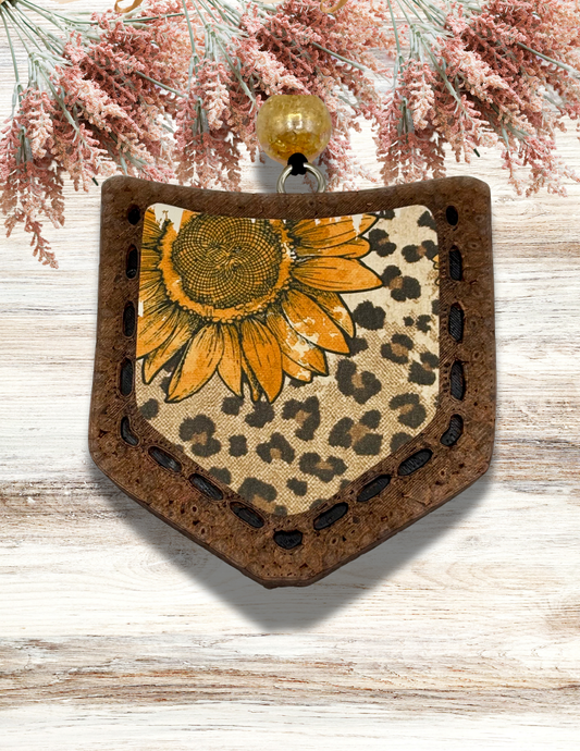 Freshie Pocket Leopard Sunflower