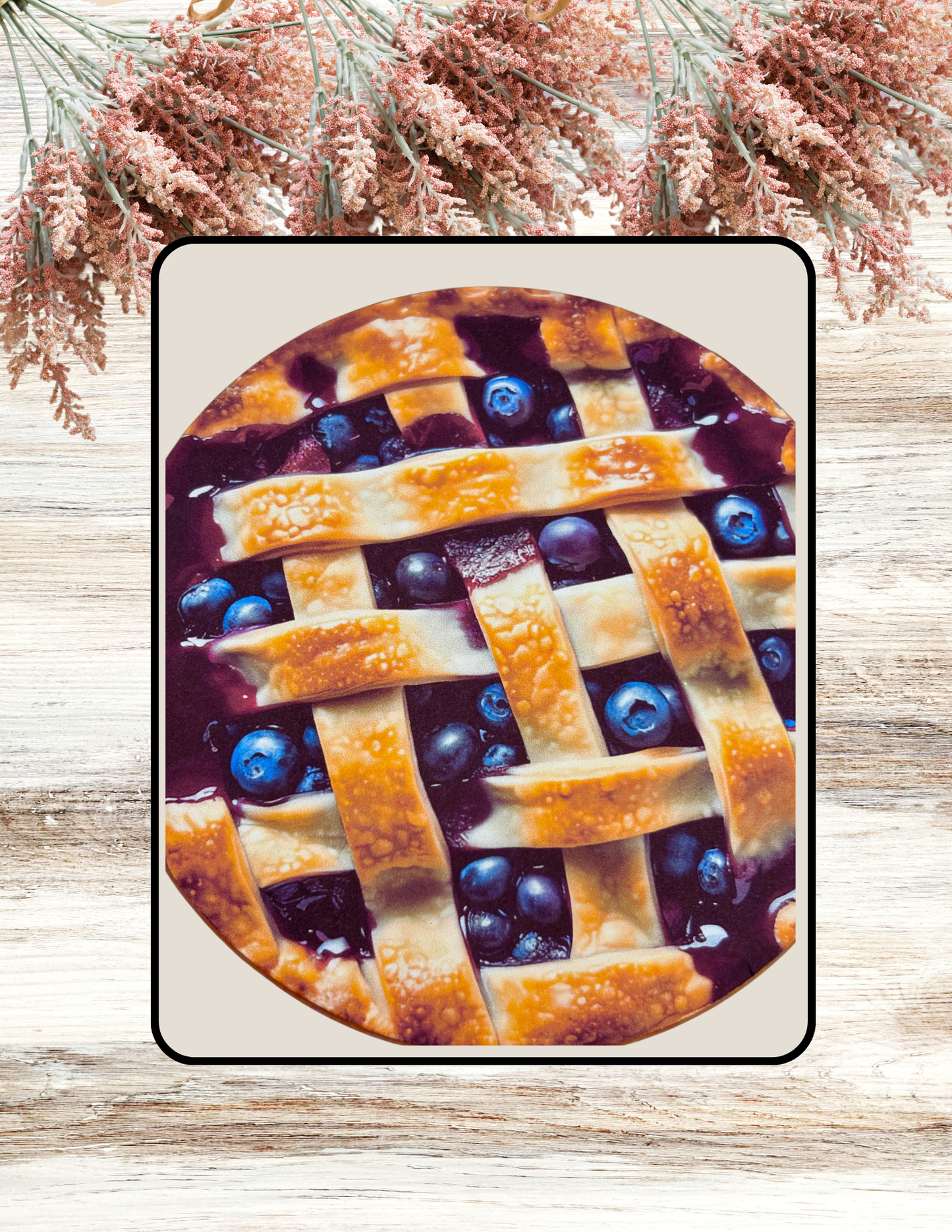 Freshie Pie Blueberry Lattice