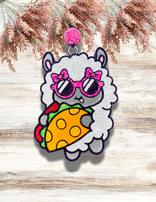 Freshie Cute Sheep with Taco Pink