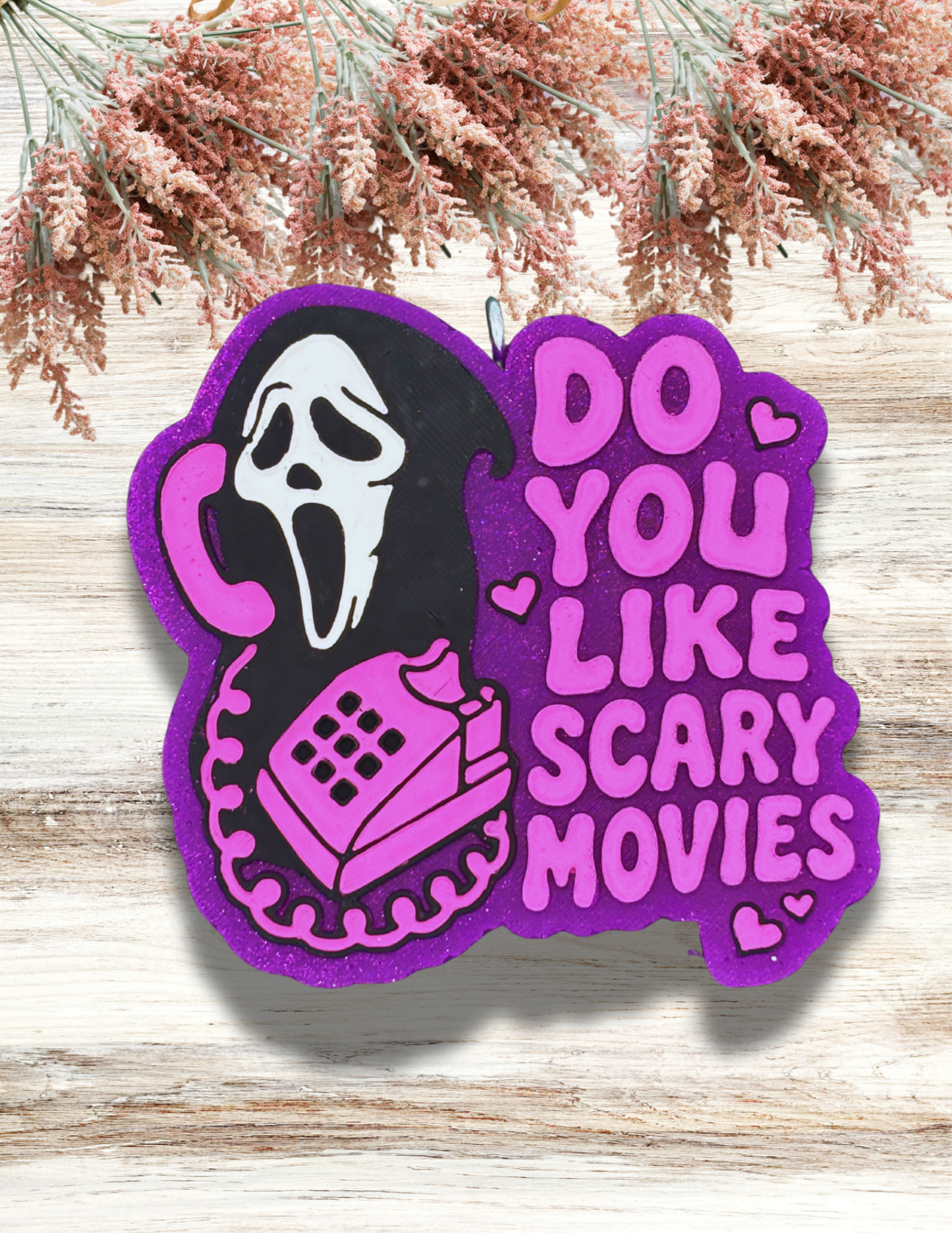 Freshie Scary Movies Neon Purple