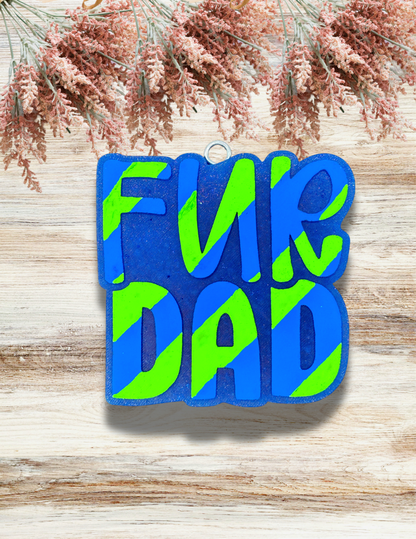 Freshie Fur Dad Green Blue