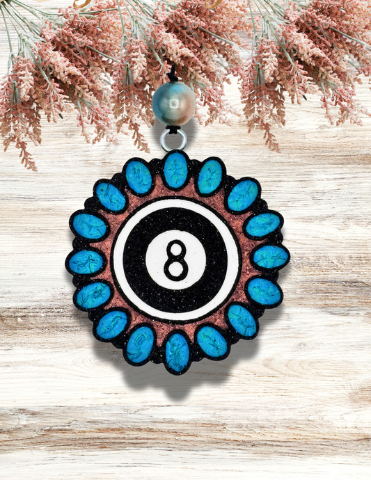 Freshie Eight Ball Turquoise