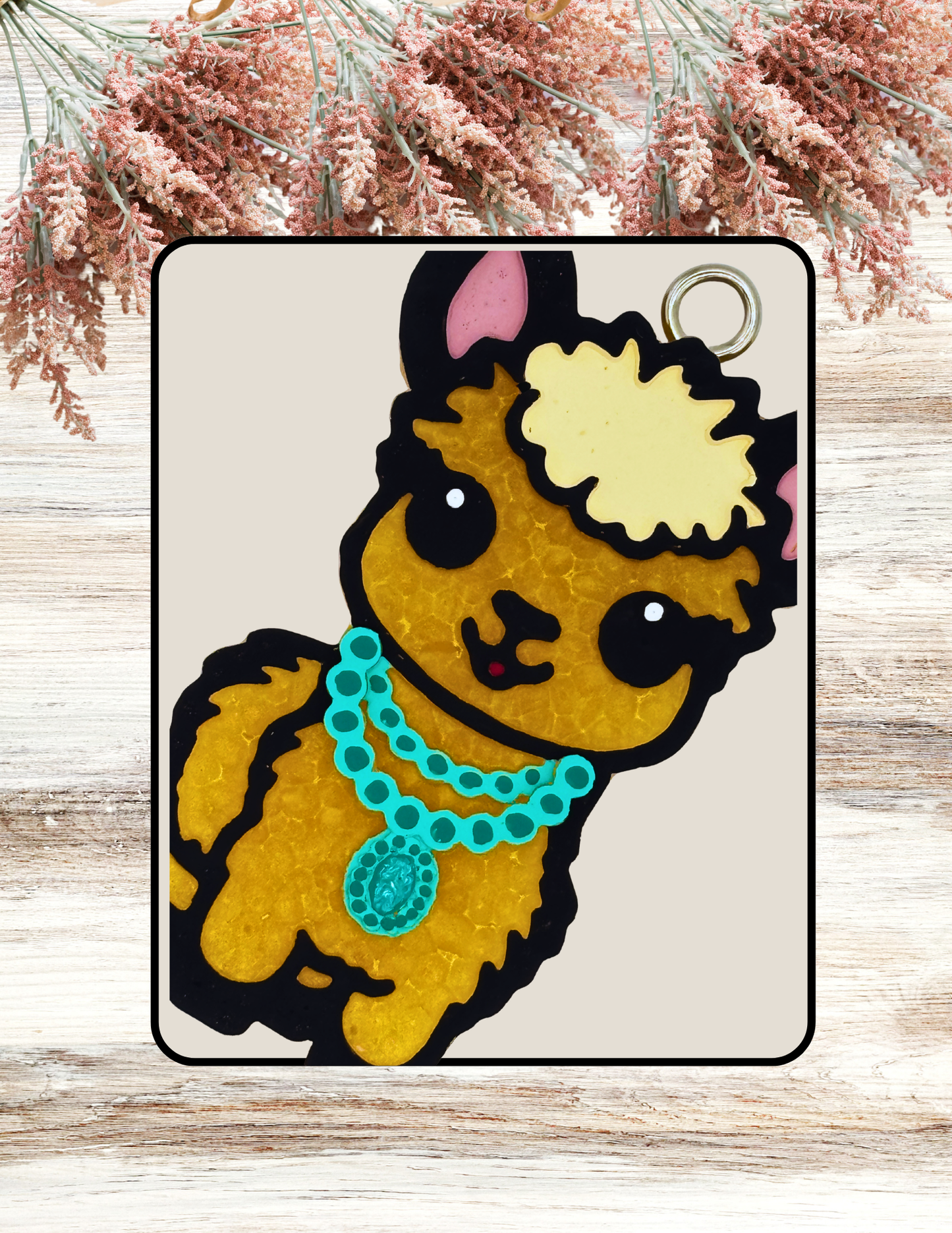 Freshie Boujee Llama Teal