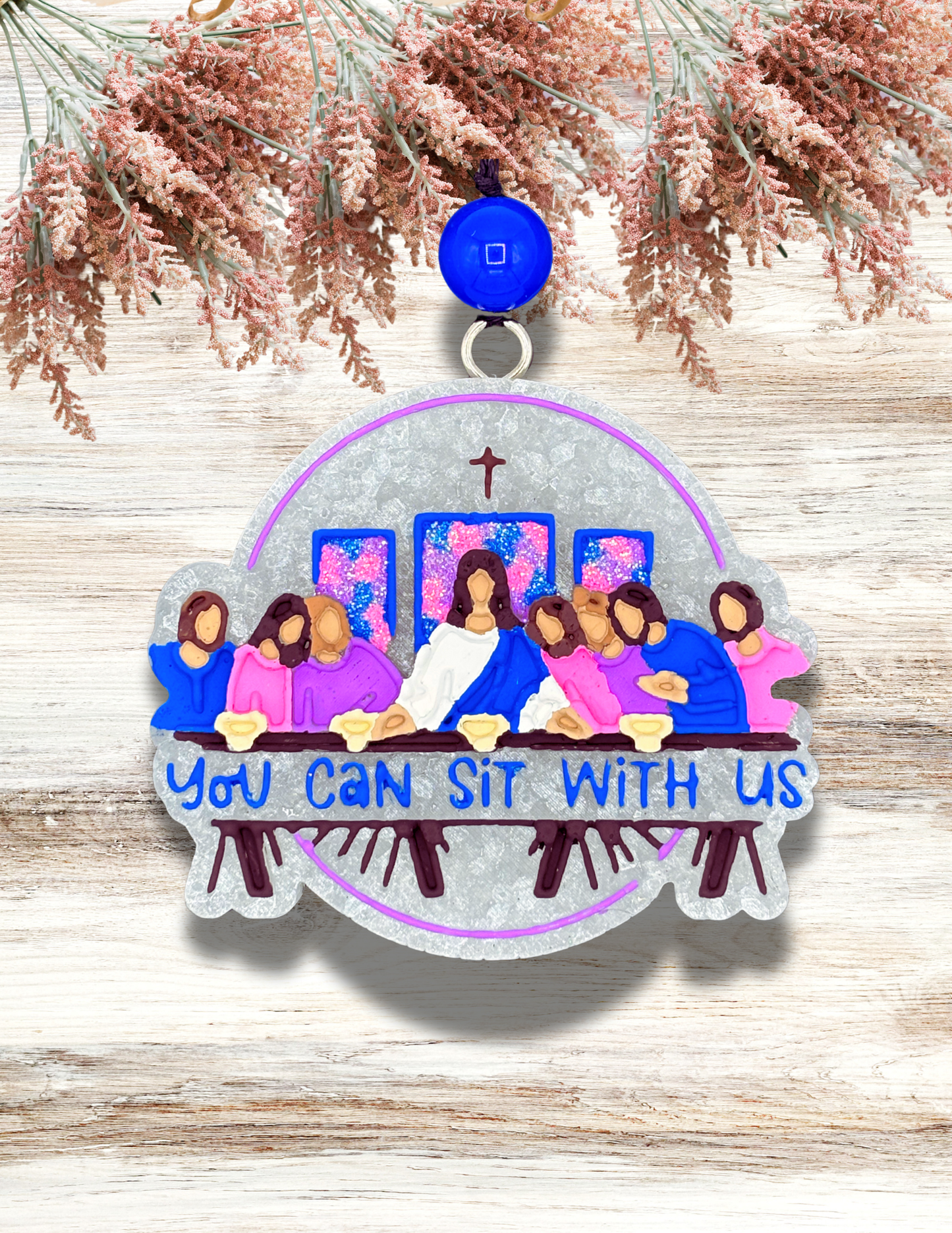 Freshie You Can Sit With Us Blue Pink