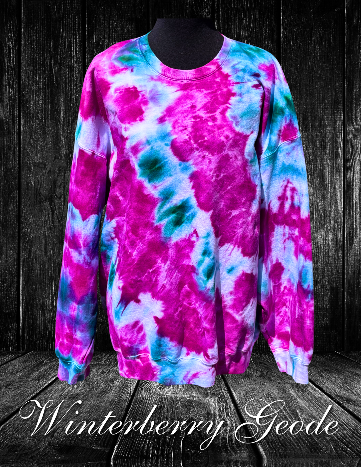 2X-Winterberry Geode Sweatshirt