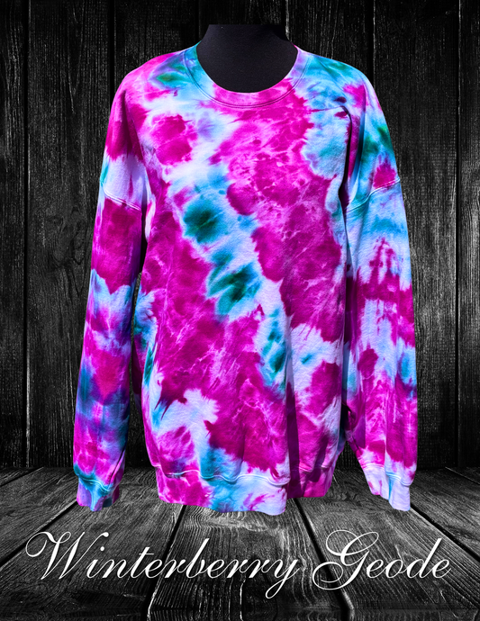 2X-Winterberry Geode Sweatshirt