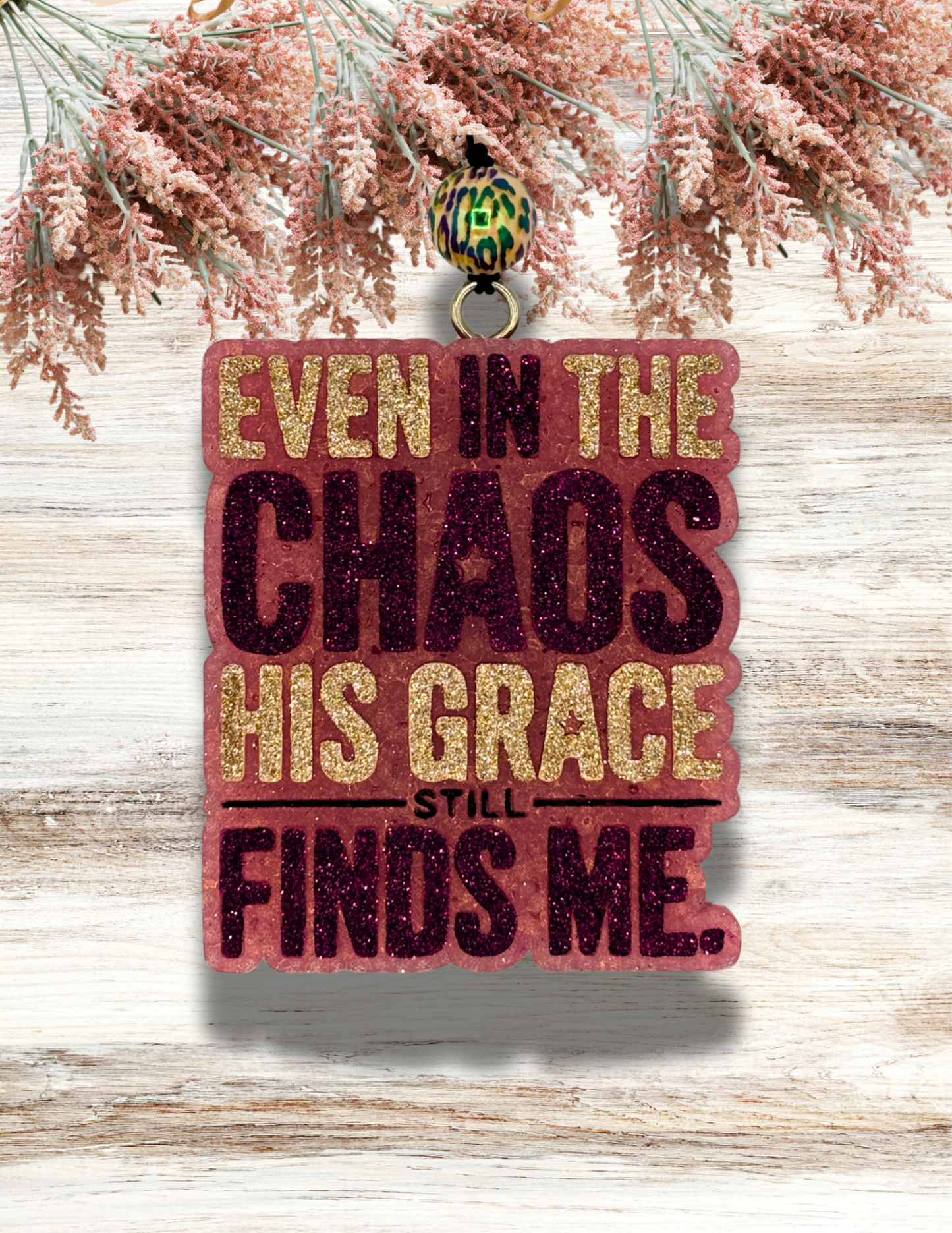 Freshie Even In The Chaos Rose Gold Burgundy