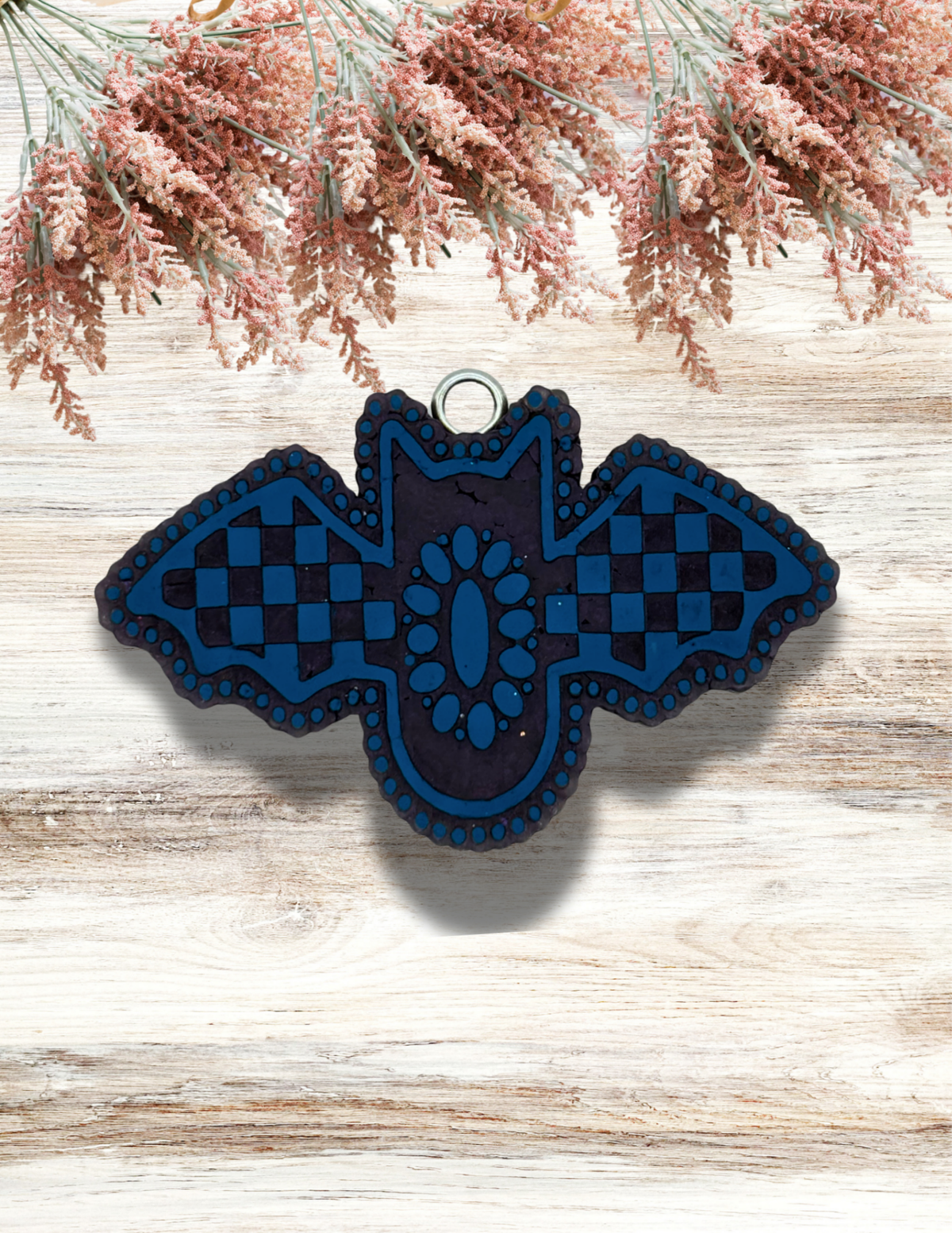 Freshie Checkered Jewel Bat Turquoise