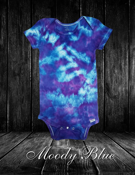 Moody Blue Infant Onesie