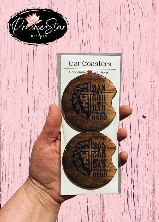 Car Coaster Man of God