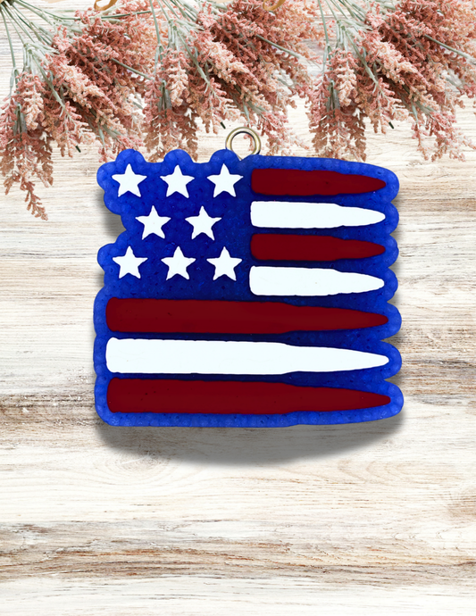 Freshie Bullet Flag Red White Blue