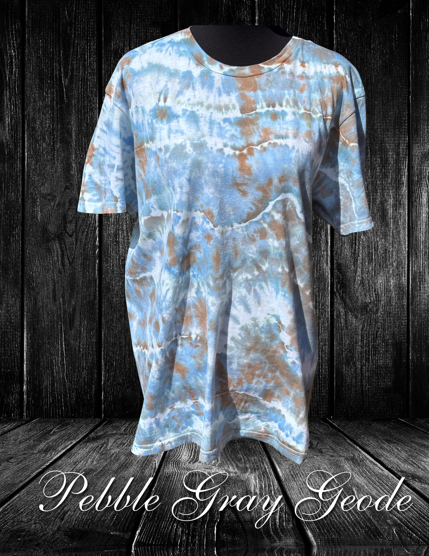 L-Pebble Gray Geode T-Shirt