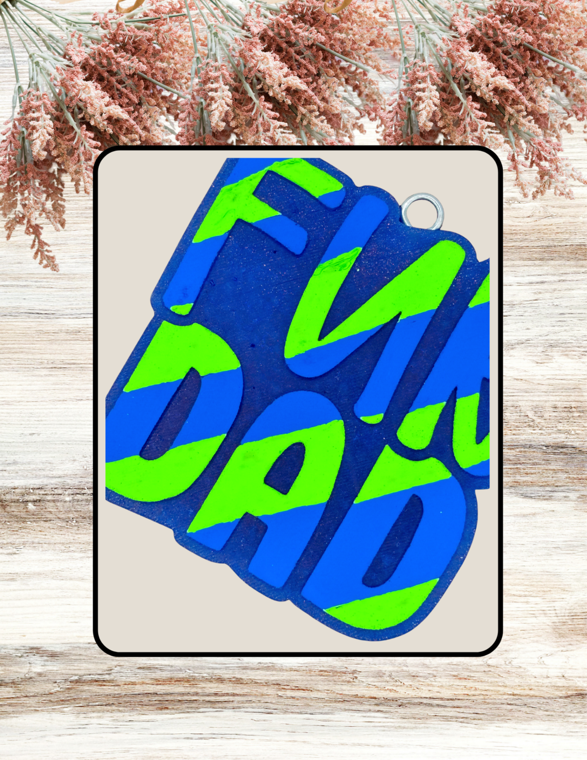 Freshie Fur Dad Green Blue