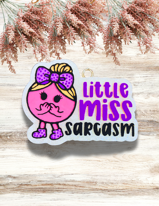 Freshie Little Miss Sarcasm Pink Purple