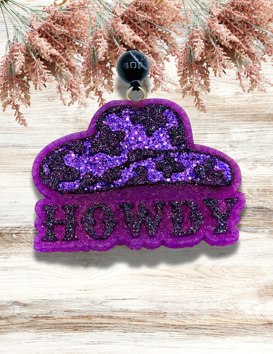 Freshie Howdy Hat Purple & Black