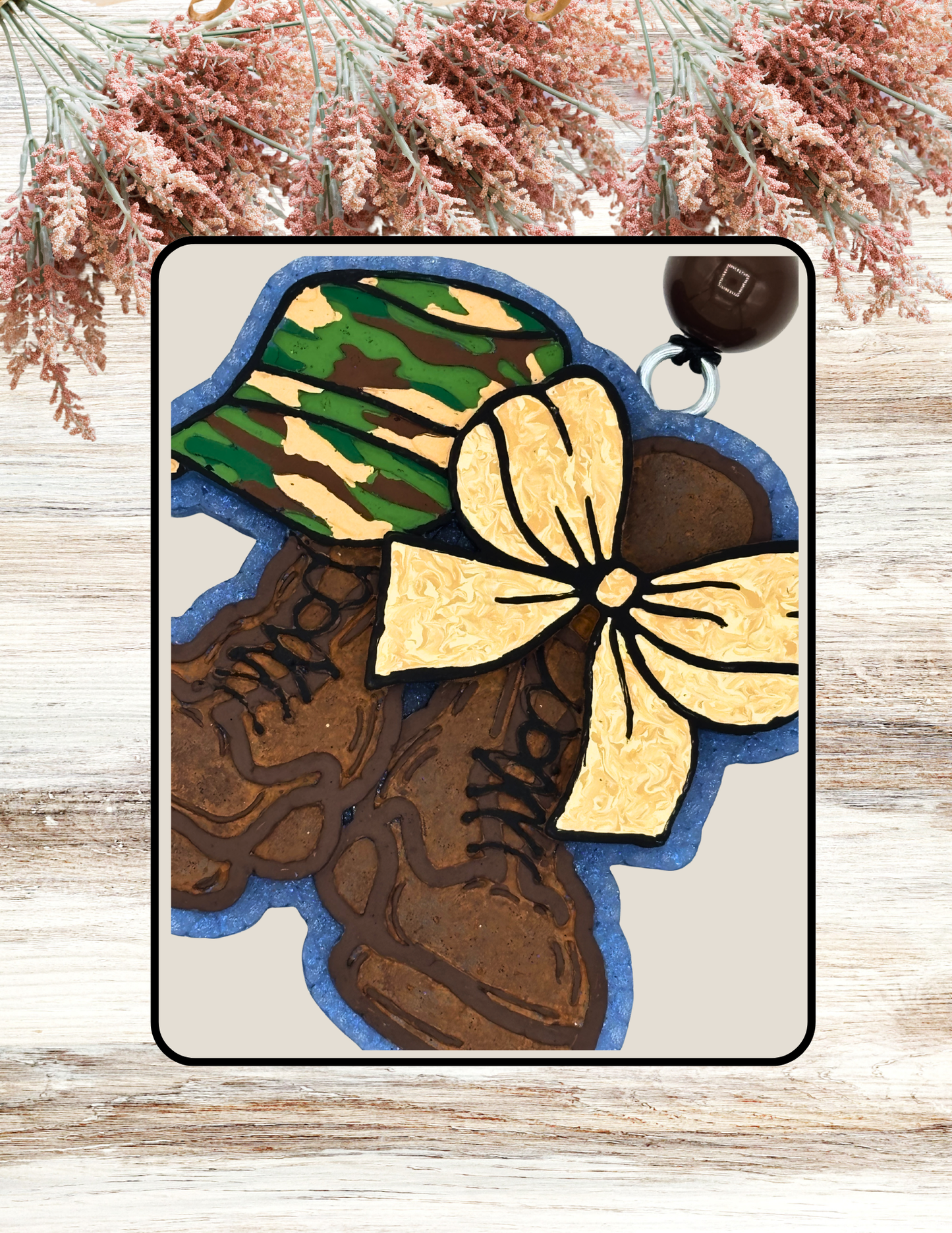 Freshie Military Boots Hat Bow Camo
