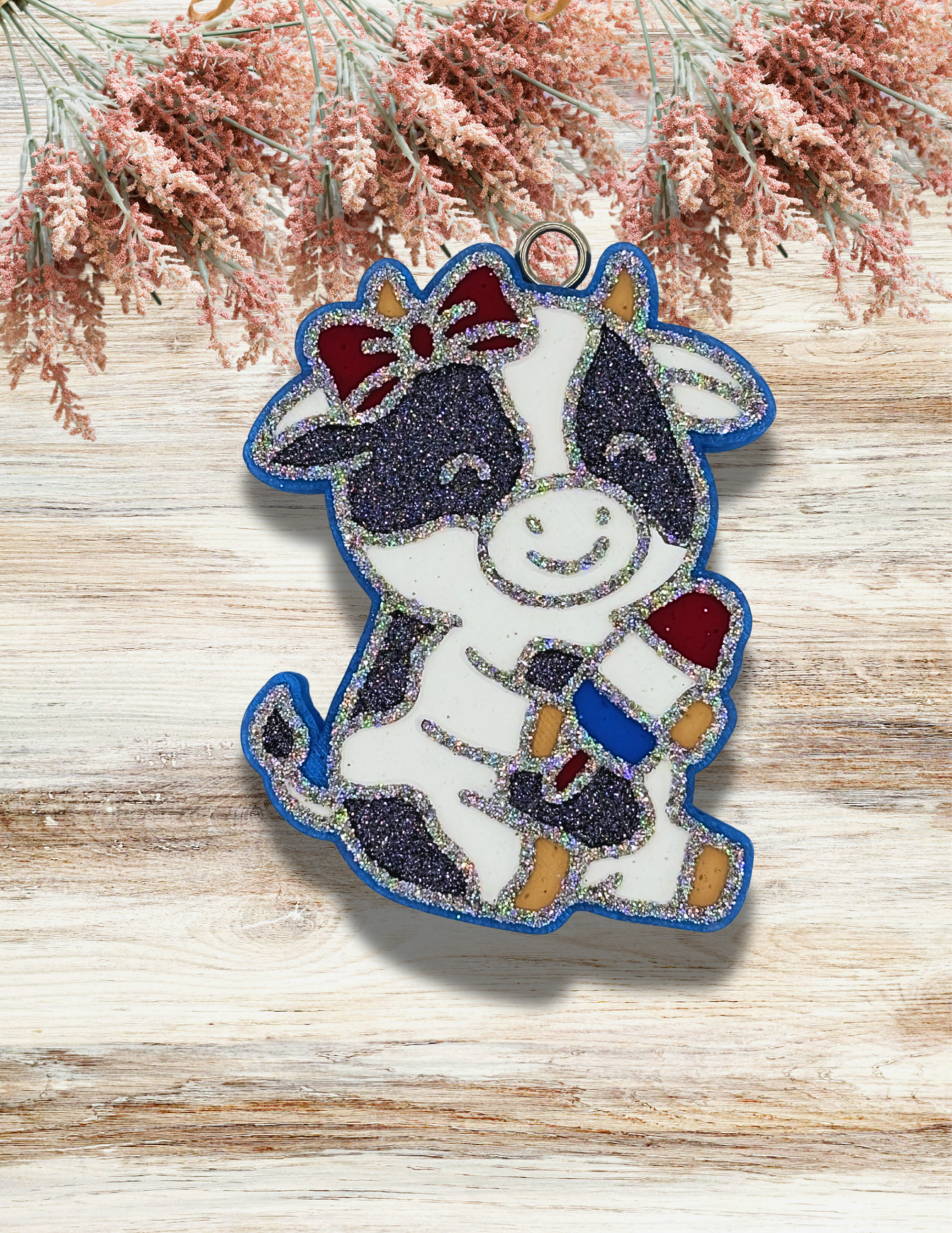 Freshie Star Spangled Cow With Ice Cream Pop