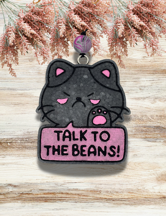 Freshie Cat Talk To The Beans Pink