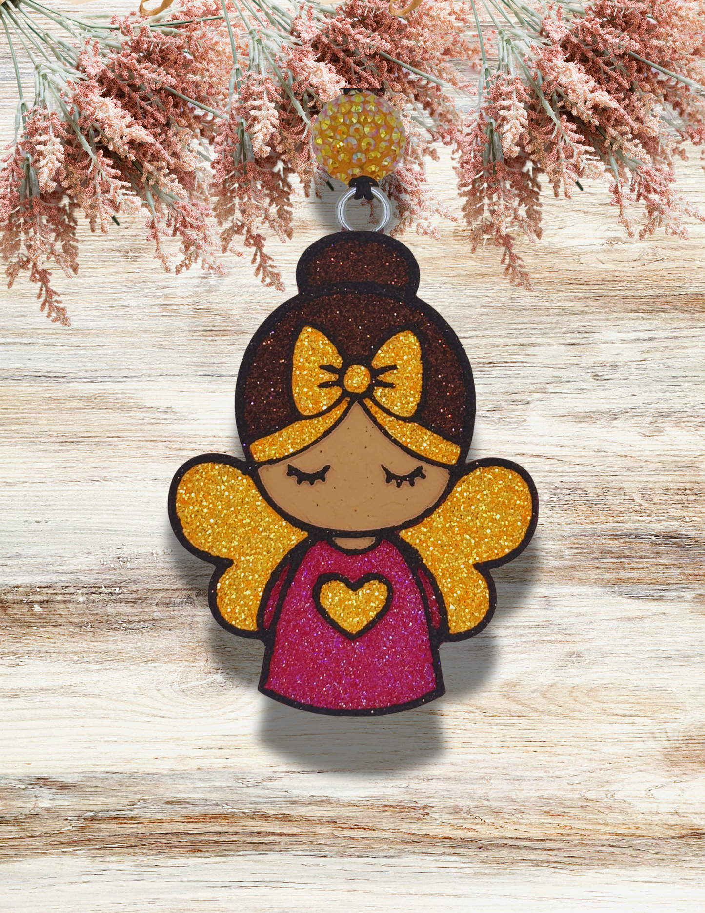 Freshie Cute Angel Gold Pink