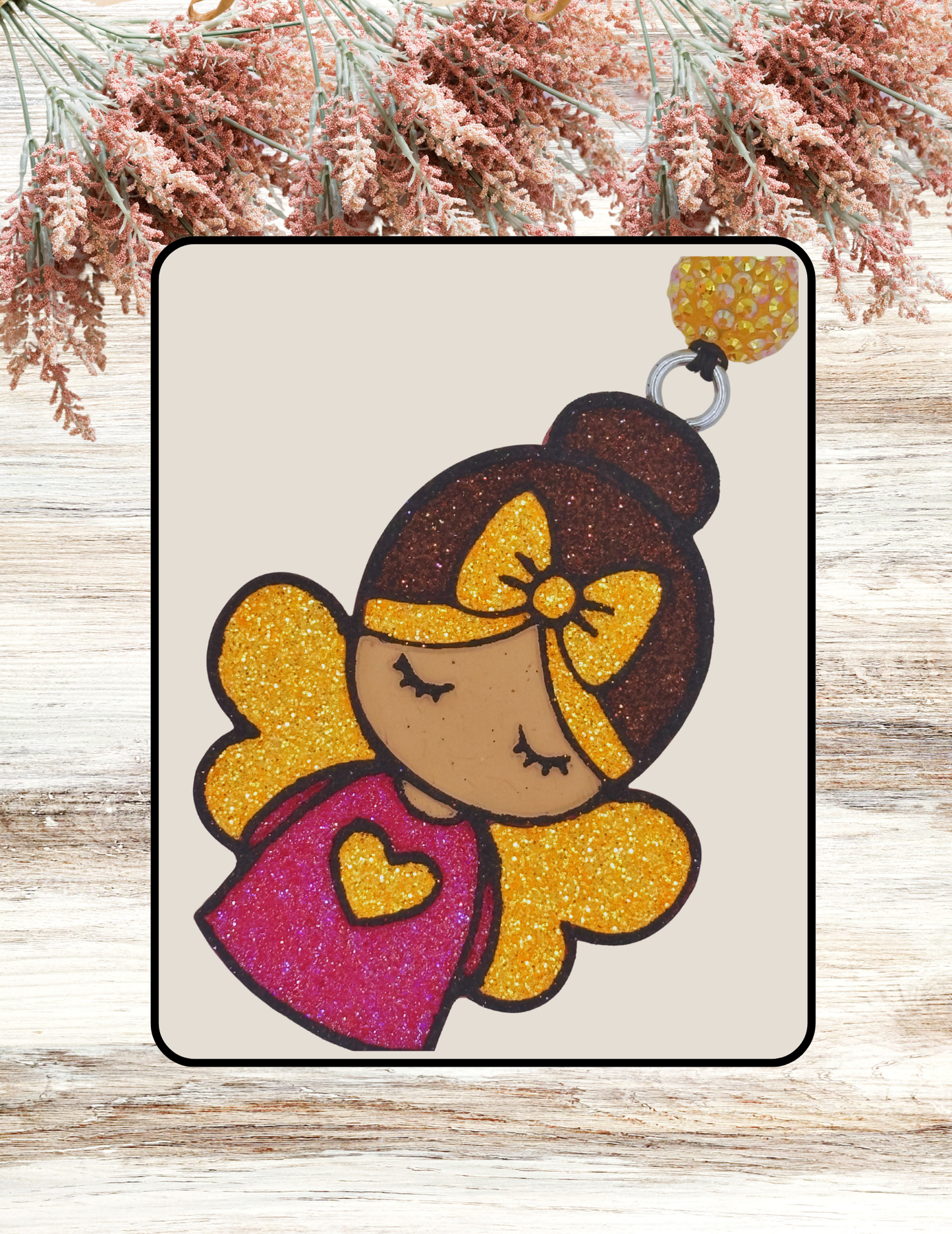 Freshie Cute Angel Gold Pink