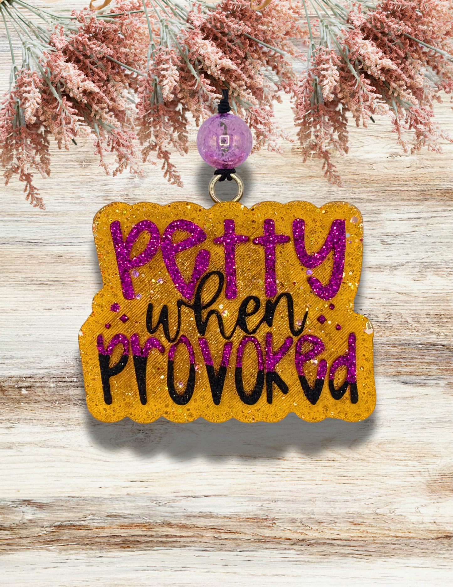 Freshie Petty When Provoked Magenta Black