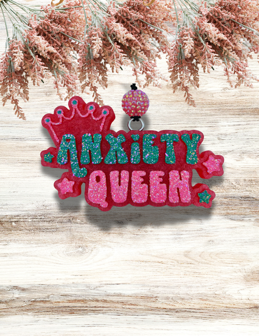 Freshie Anxiety Queen Pink Turquoise