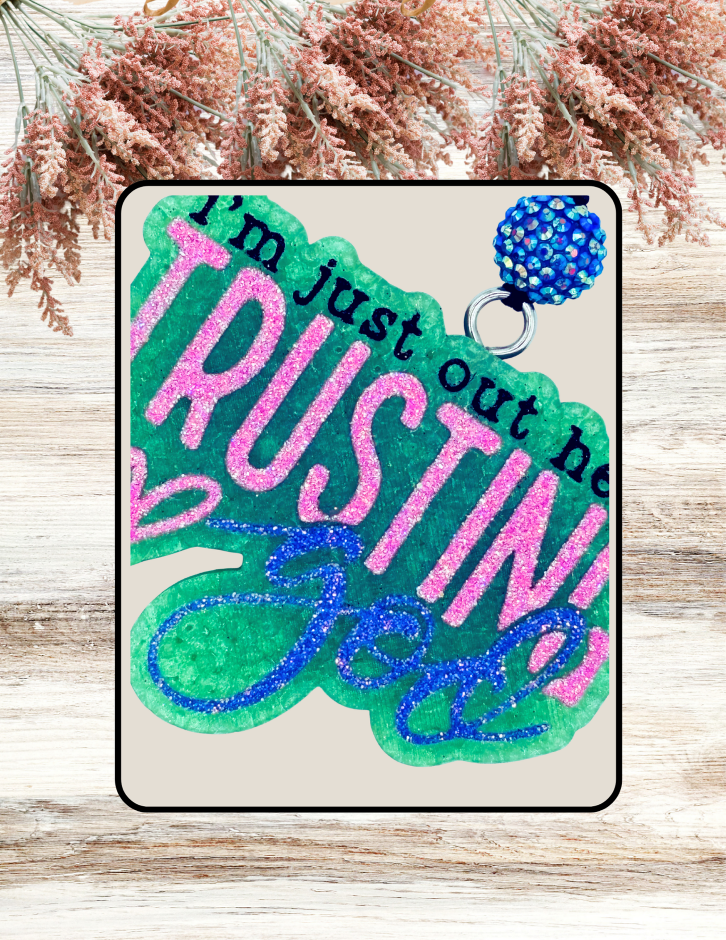 Freshie Trusting God Lilac and Green