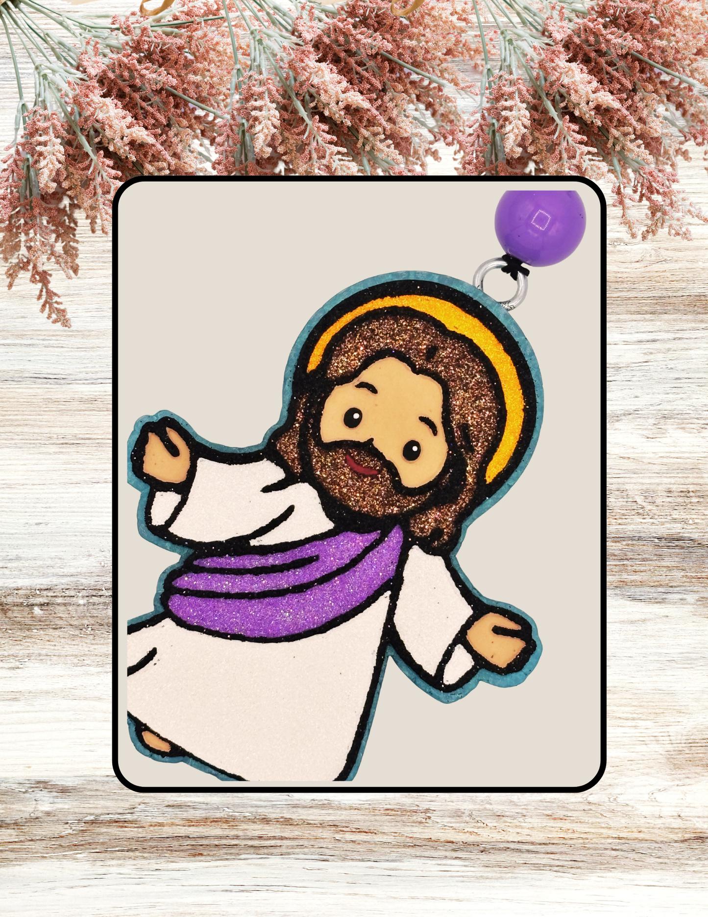 Freshie Pocket Jesus Purple Gold