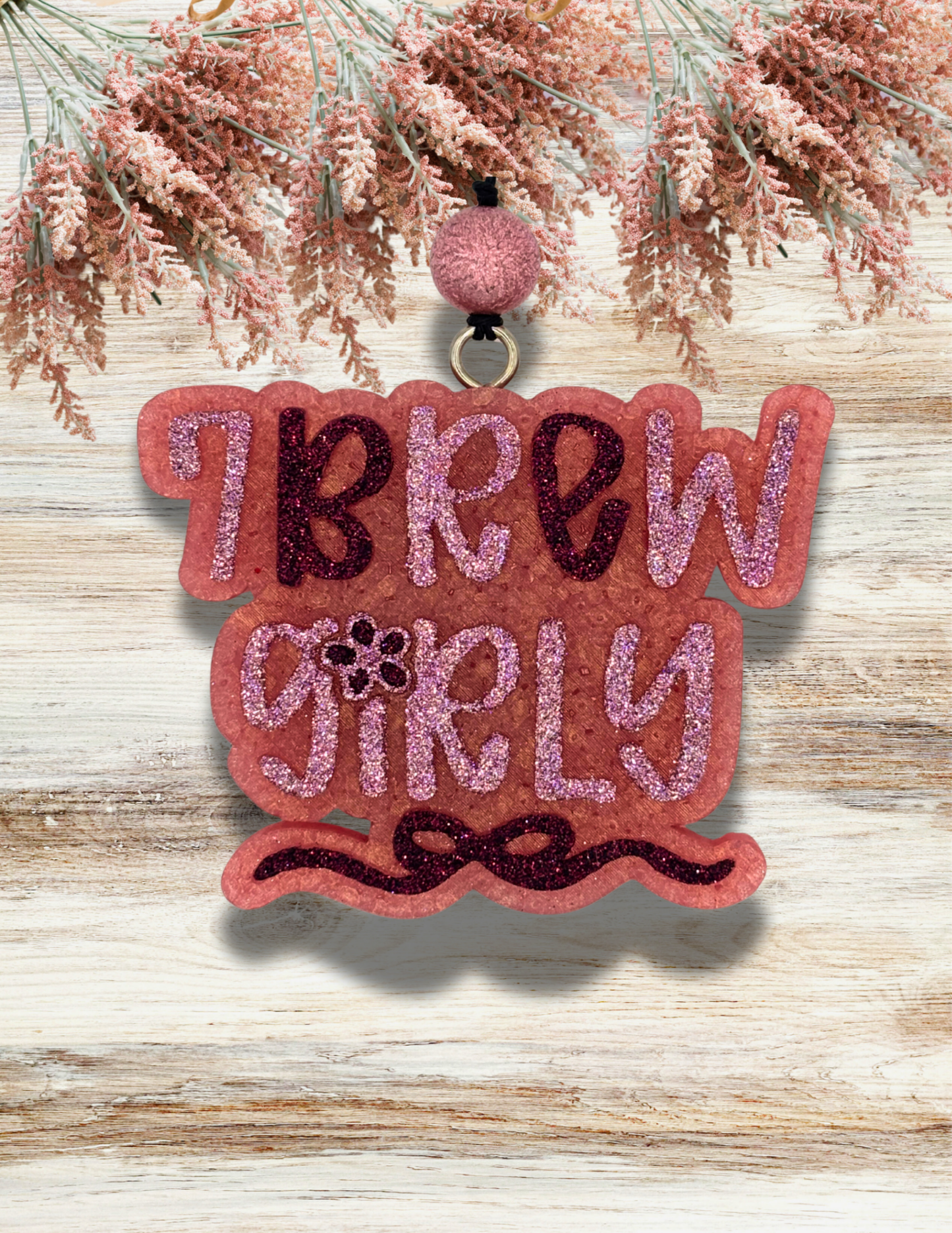 Freshie 7Brew Girlie Rose Gold Burgundy