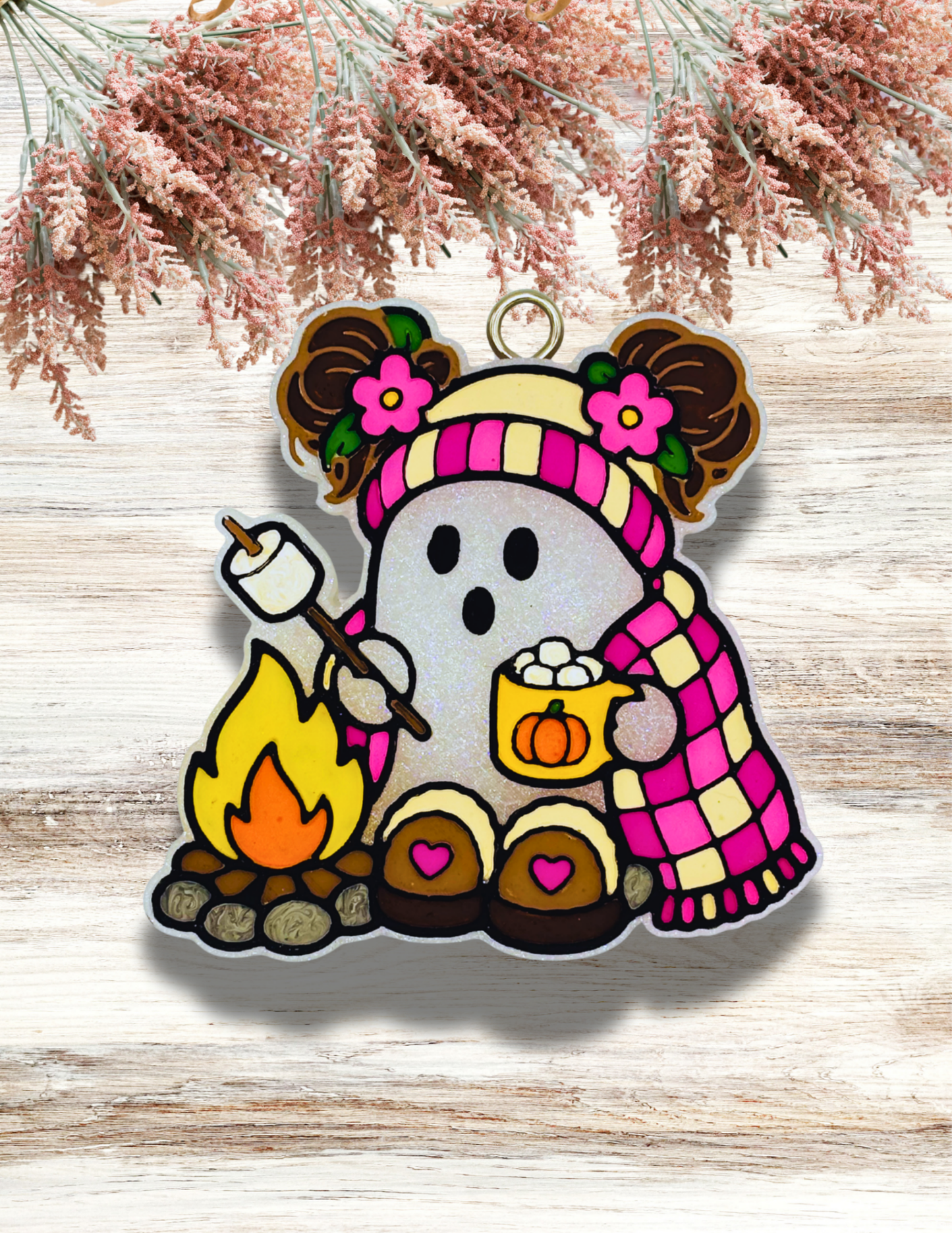 Freshie Campfire Ghost Pink