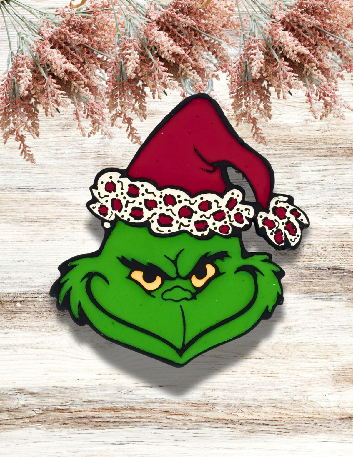 Freshie Grumpy Guy Santa Red Black
