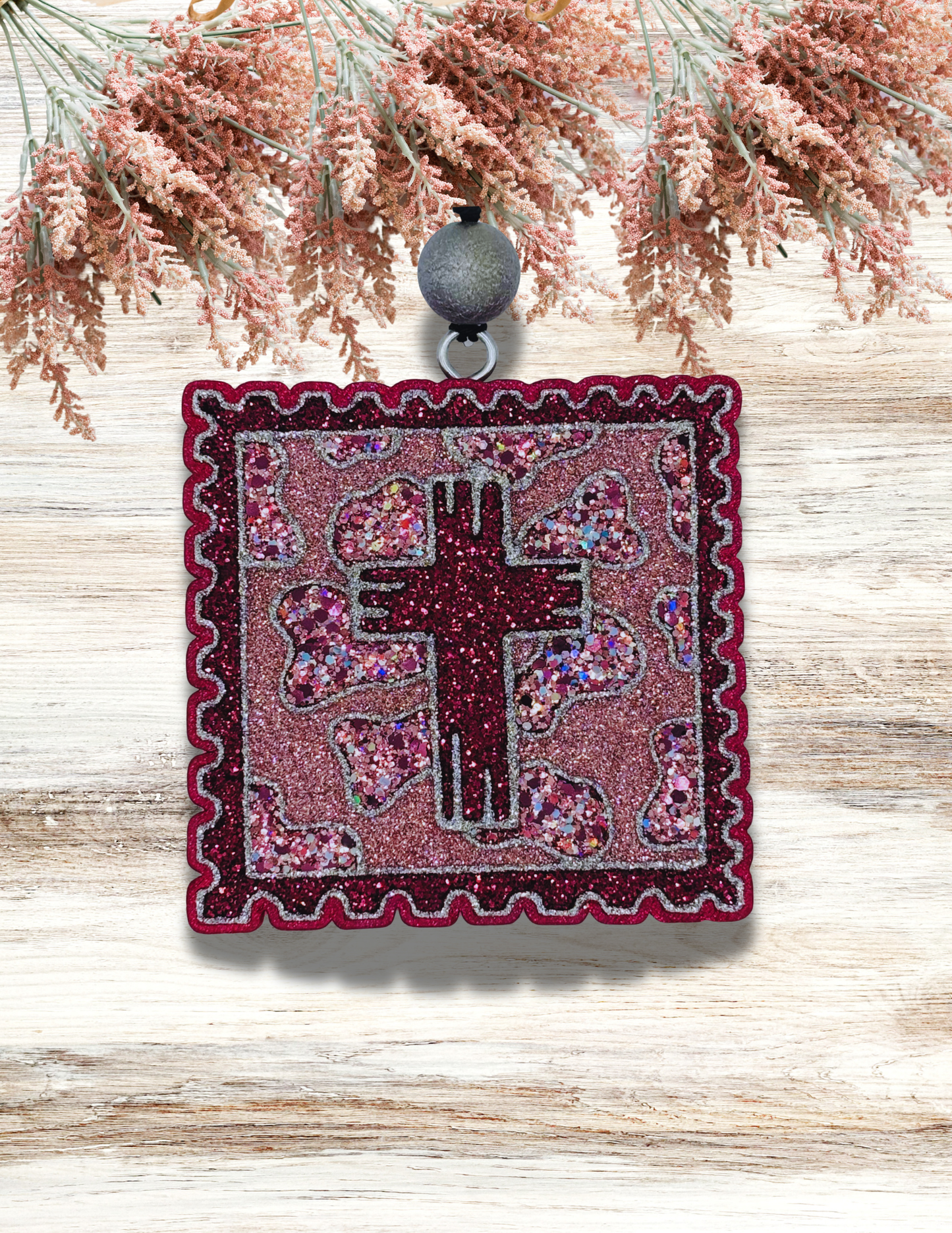 Freshie Cross Camo Stamp Maroon