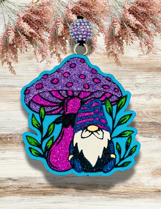 Freshie Mushroom Gnome Purple