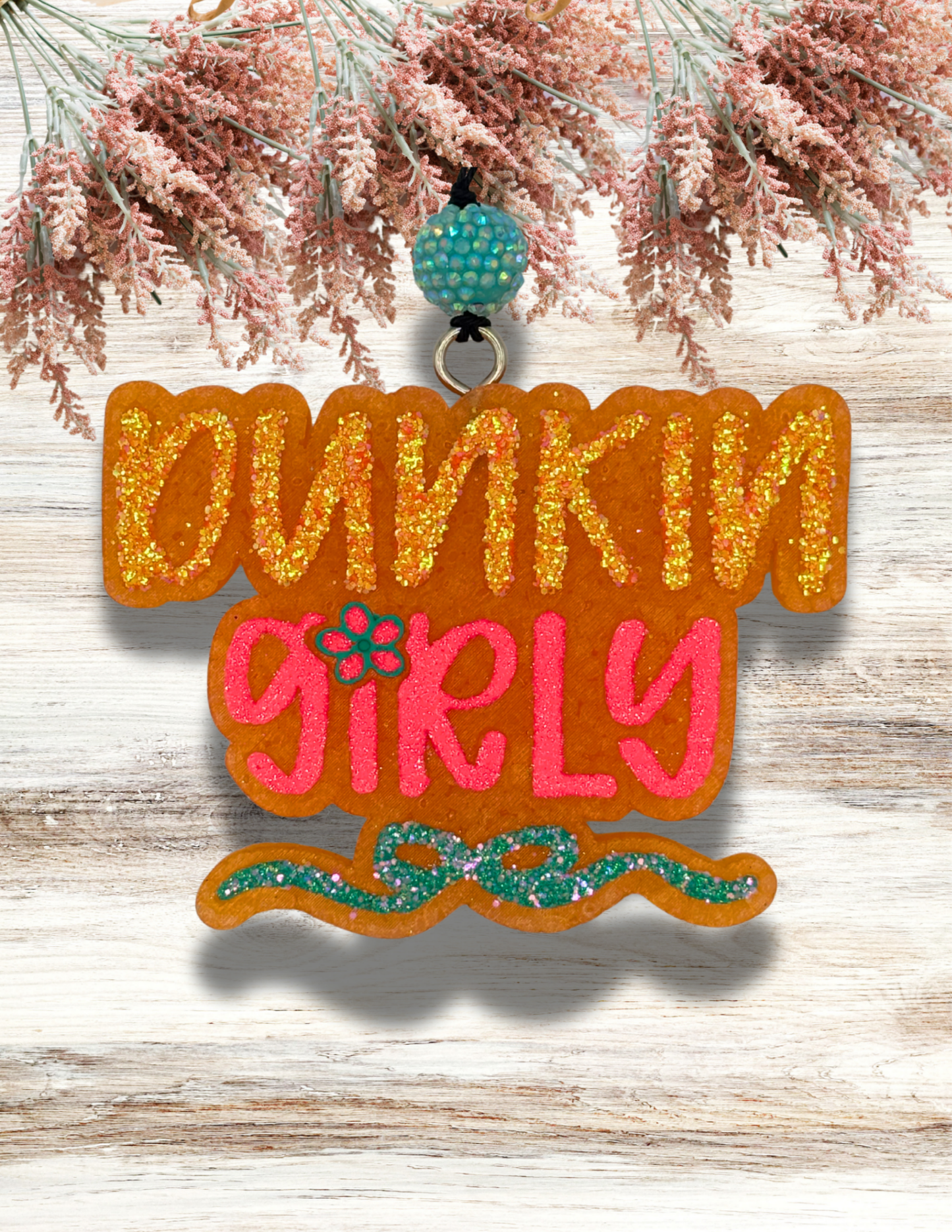 Freshie Dunkin Girlie Neon Orange Pink