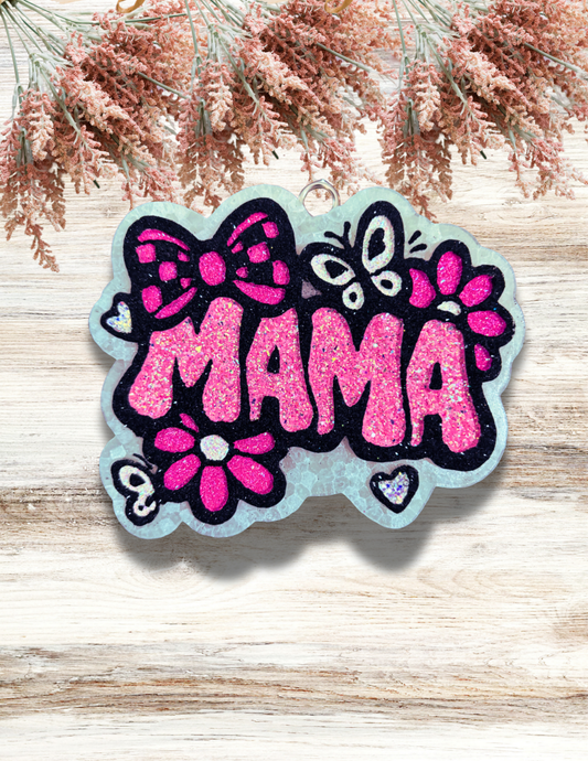 Freshie Mama Flowers Butterfly Pink