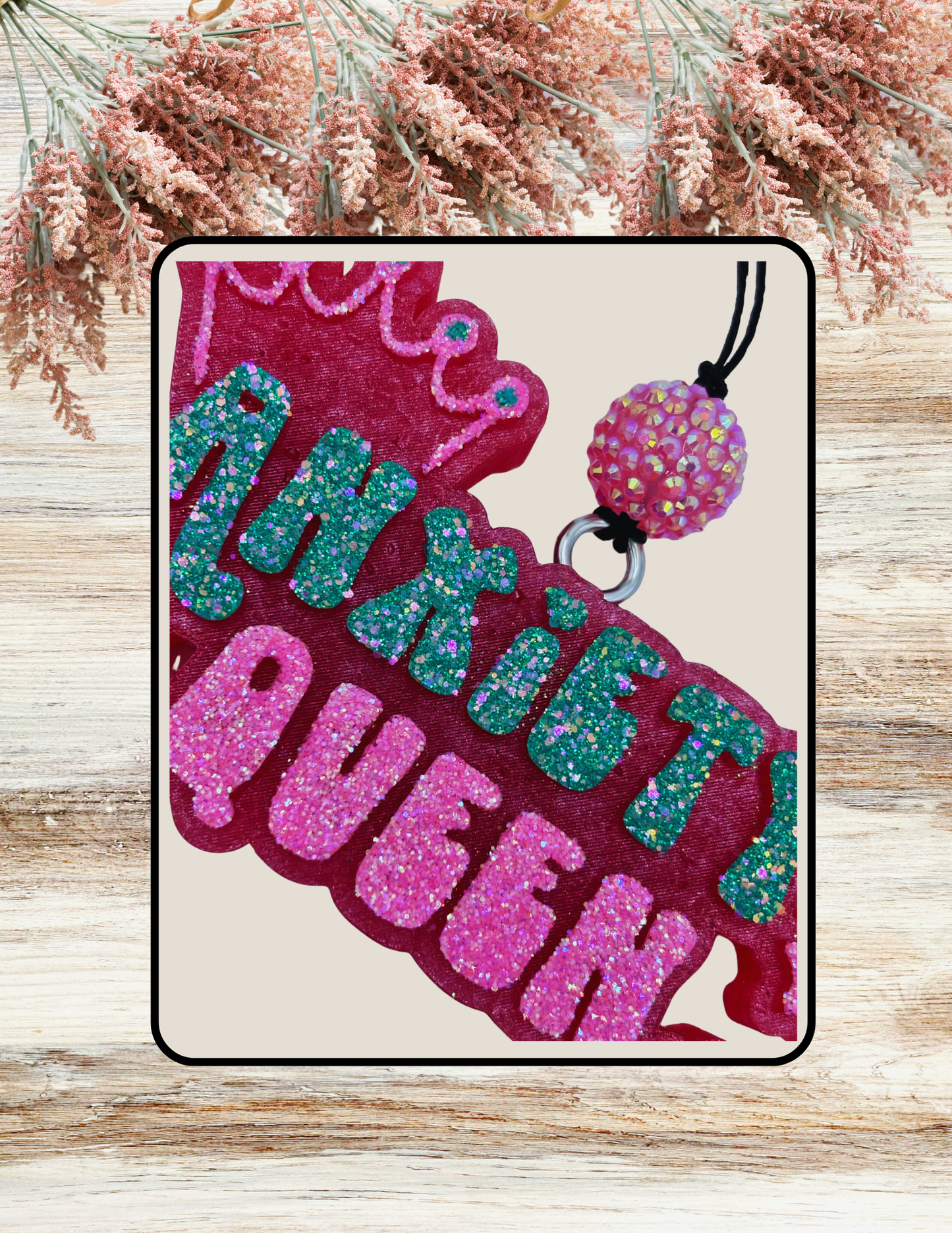 Freshie Anxiety Queen Pink Turquoise