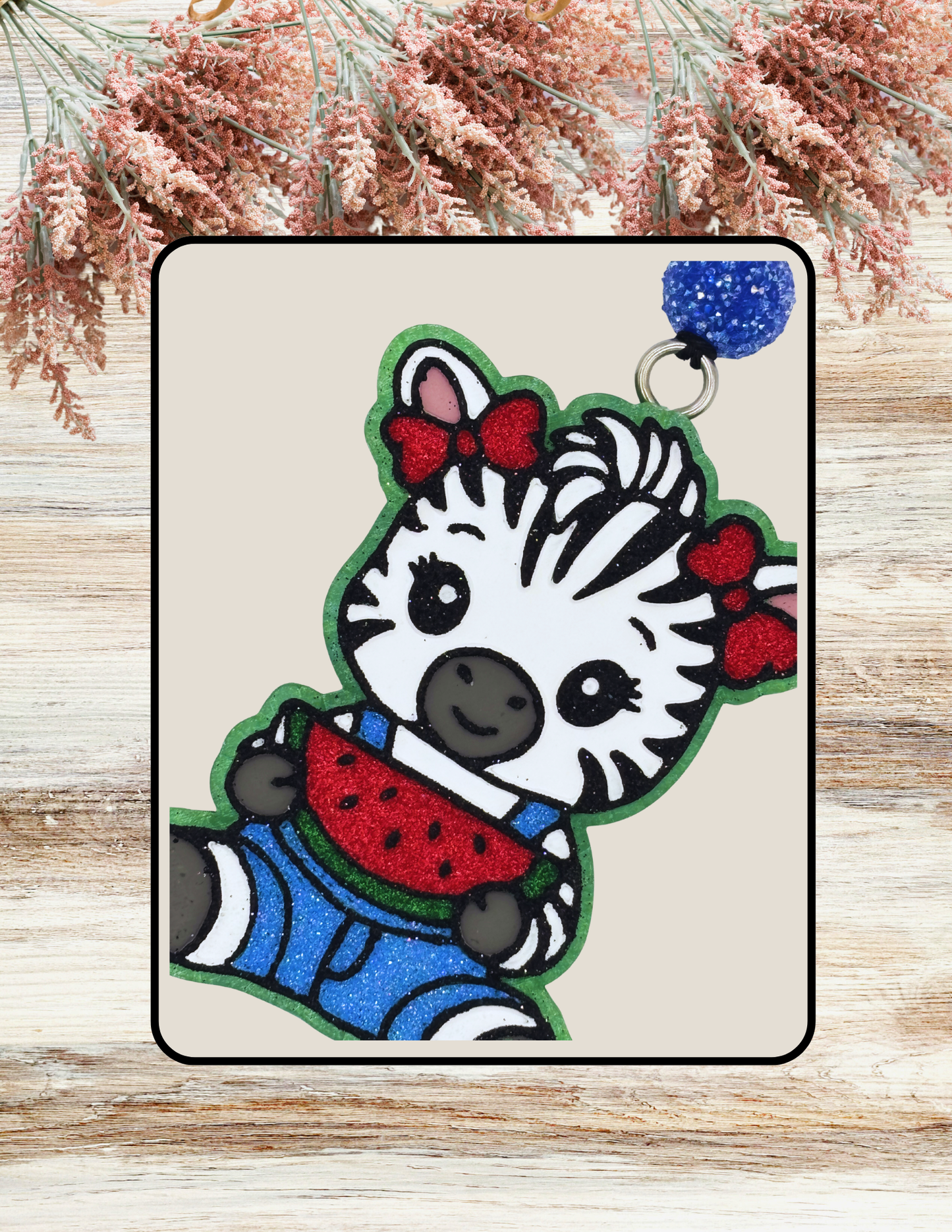 Freshie Zebra with Watermelon Blue Red